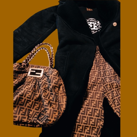 Fendi Vintage Zucca Monogram FF Logo Jean Trousers - Picture 11 of 16